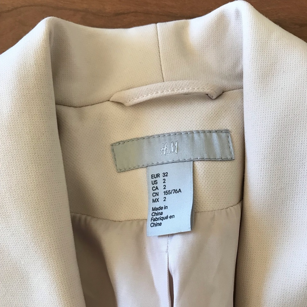 H & M Trench Coat, Cream - Picture 5 of 10